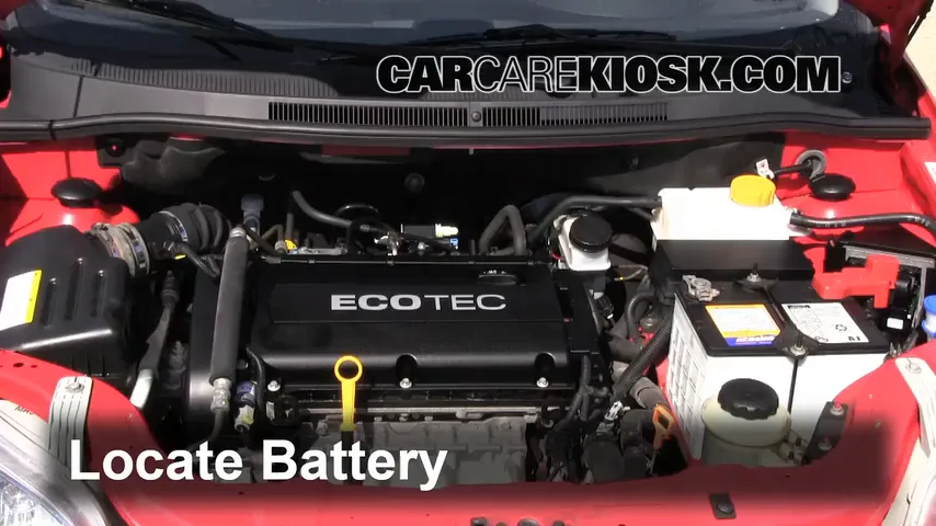 2009 Pontiac G3 1.6L 4 Cyl. Battery